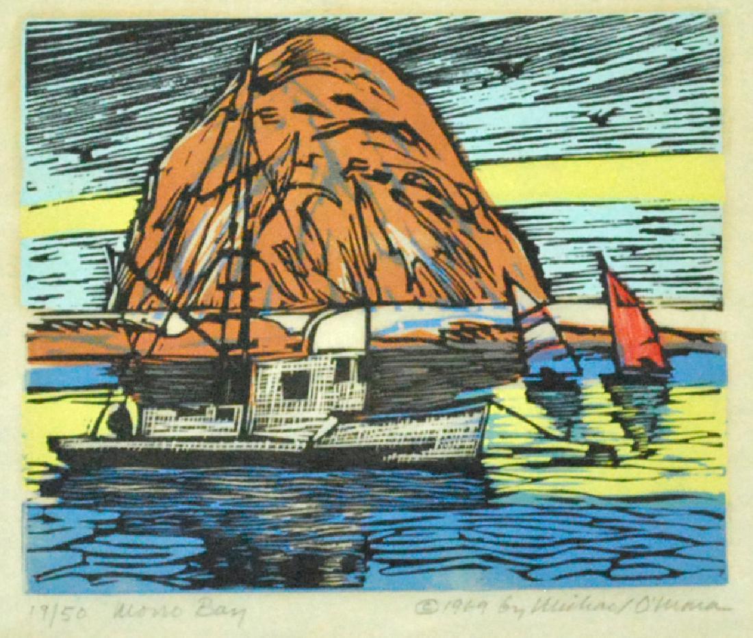 WOODBLOCK PRINT SIGNED MICHAEL O’MARA (1 of 5)