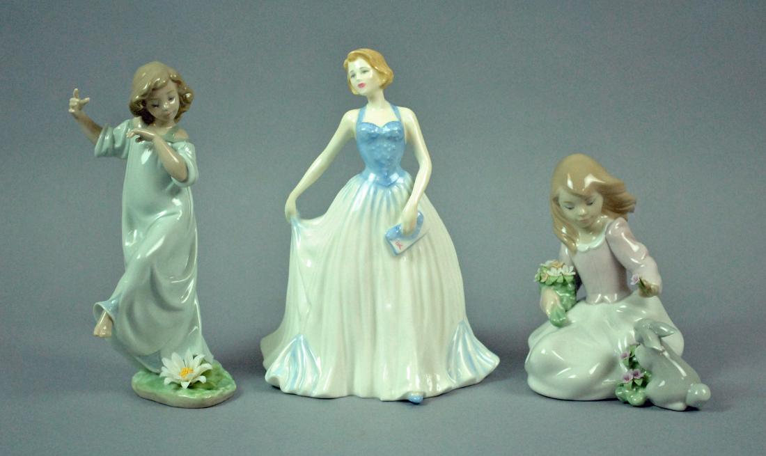 (3) PC. COLLECTIBLE GROUP - LLADRO & ROYAL DOULTON (1 of 1)