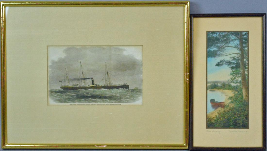 (2) VINTAGE ARTWORKS (1 of 3)