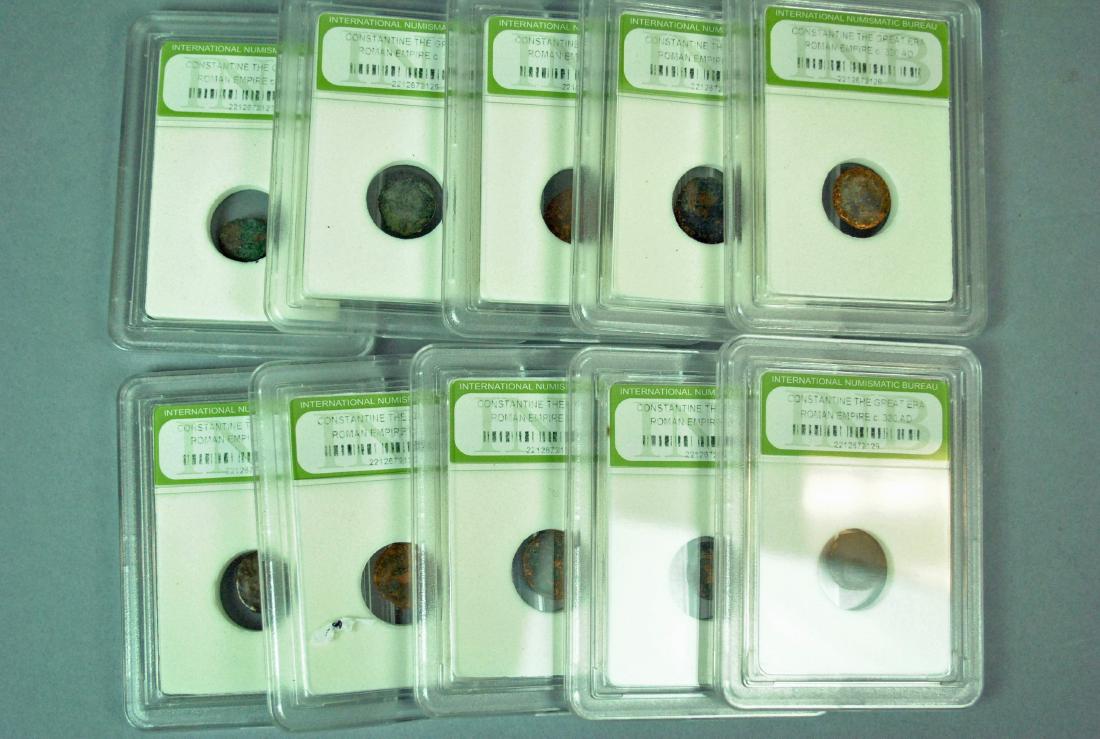 (10) CONSTANTINE THE GREAT ROMAN COINS (1 of 3)