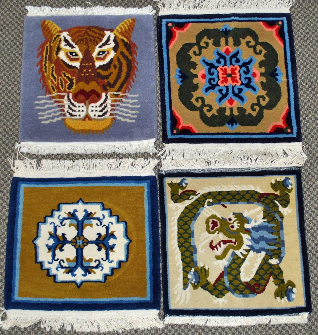 (4) INDIAN WOOL MATS (1 of 1)