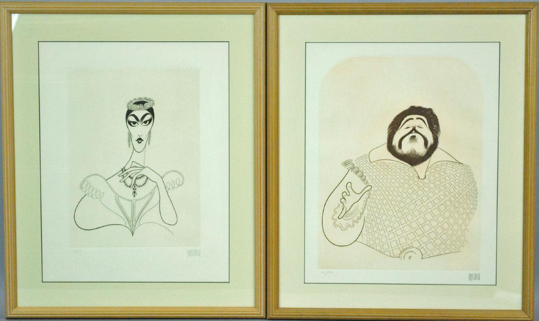 (2) AL HIRSCHFELD ETCHINGS (1 of 5)