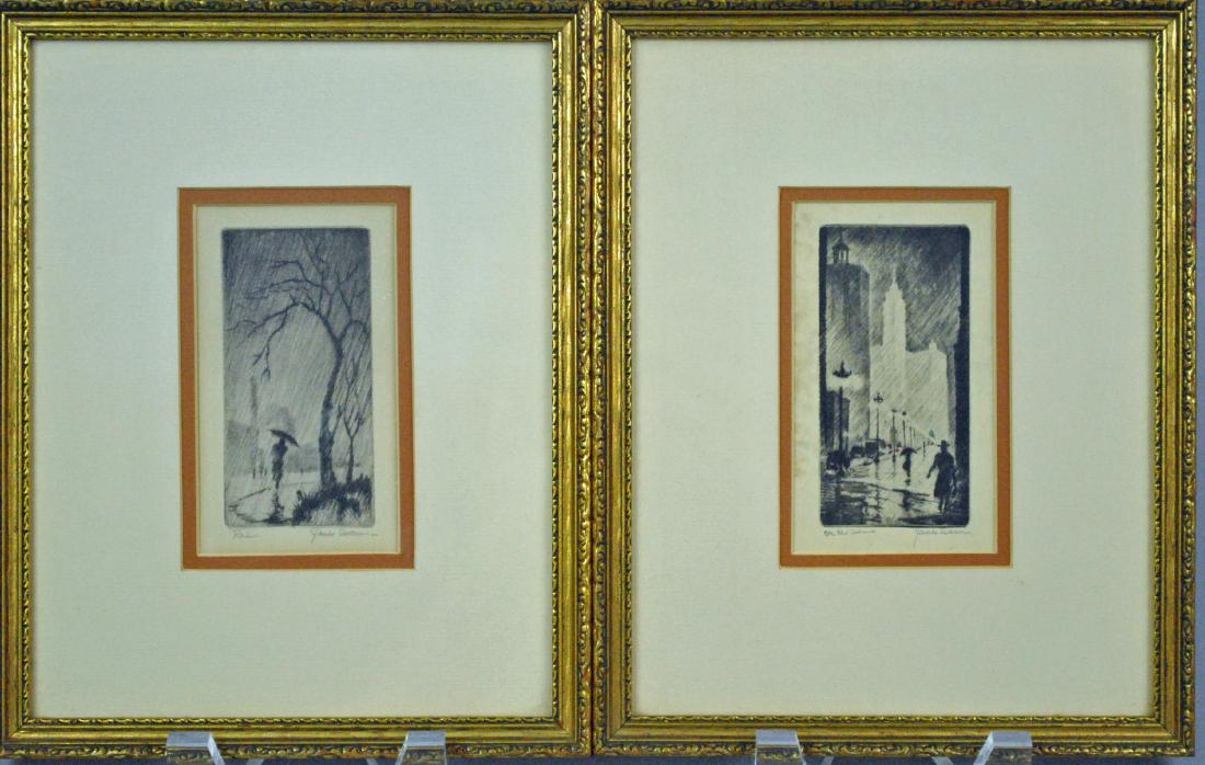 (2) JAMES SWANN ETCHINGS (1 of 5)