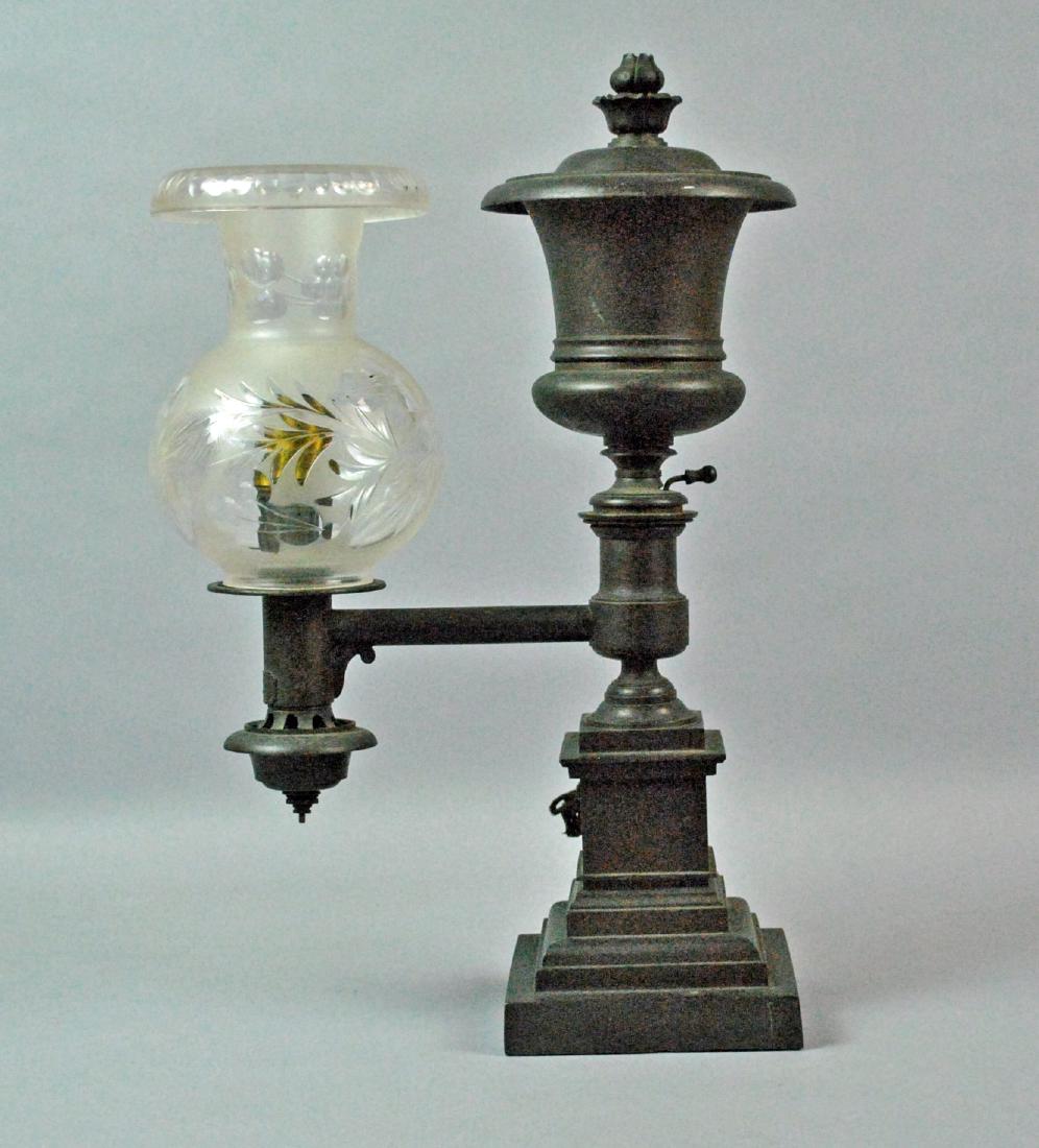 BRONZE ARGAND LAMP BY JONES LOW & BALL (1 of 4)