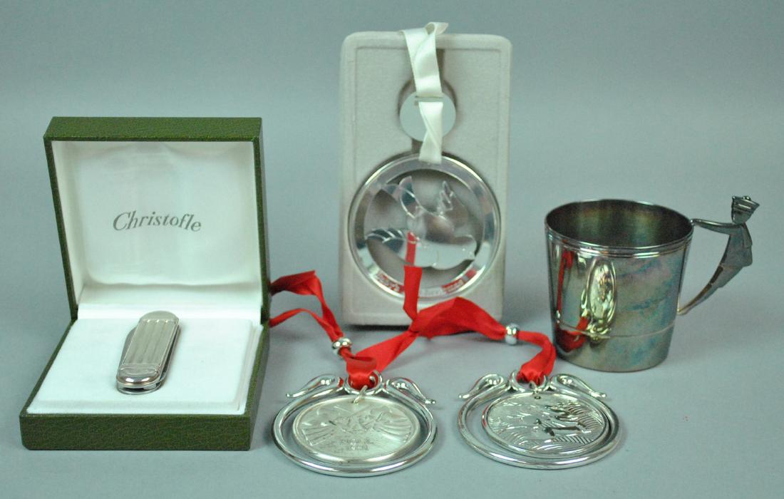 (5) CHRISTOFLE SILVERPLATE ARTICLES (1 of 3)