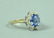 14K PURPLE SPINEL & DIAMOND RING - 2