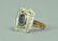 ART DECO SAPPHIRE & DIAMOND RING