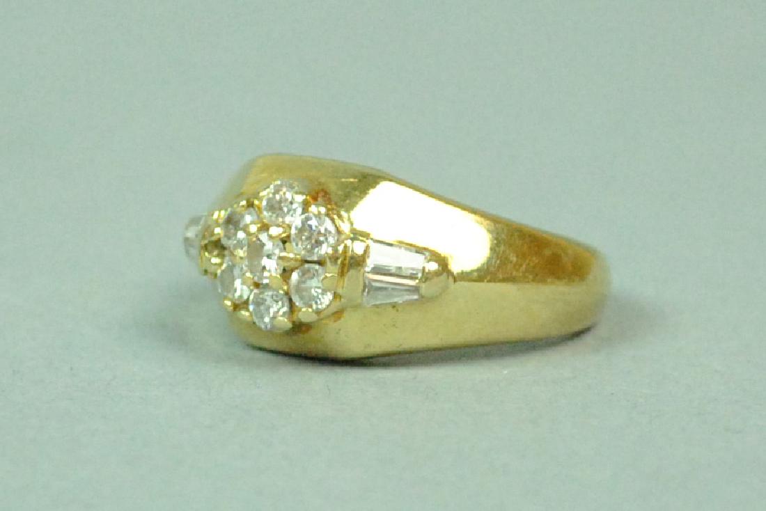 14K DIAMOND CLUSTER RING (1 of 4)