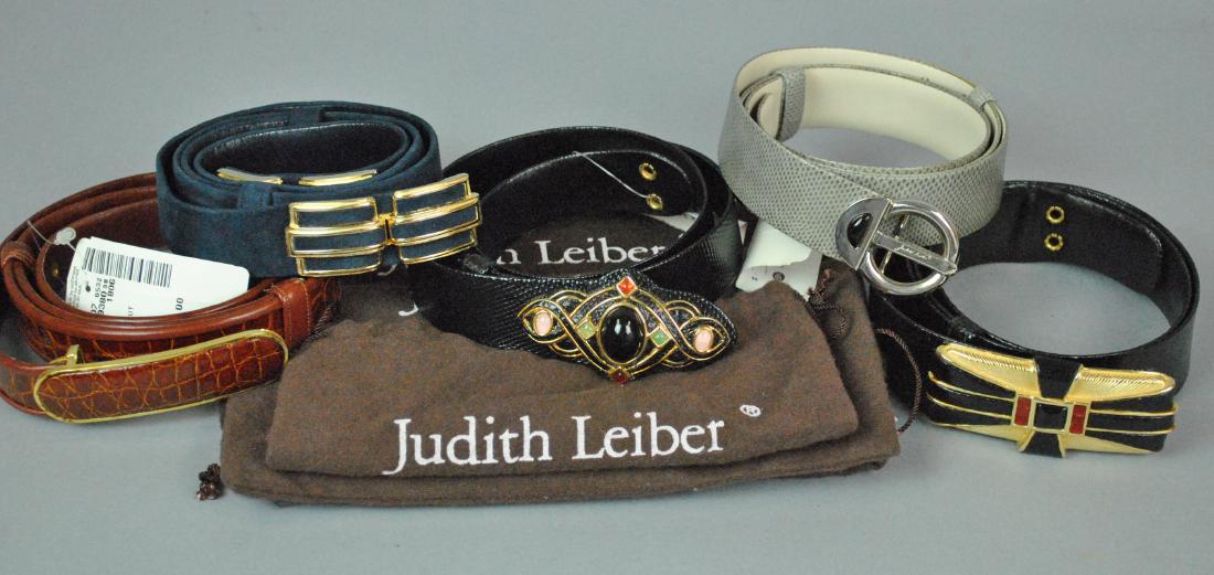 (5) JUDITH LEIBER BELTS (1 of 9)