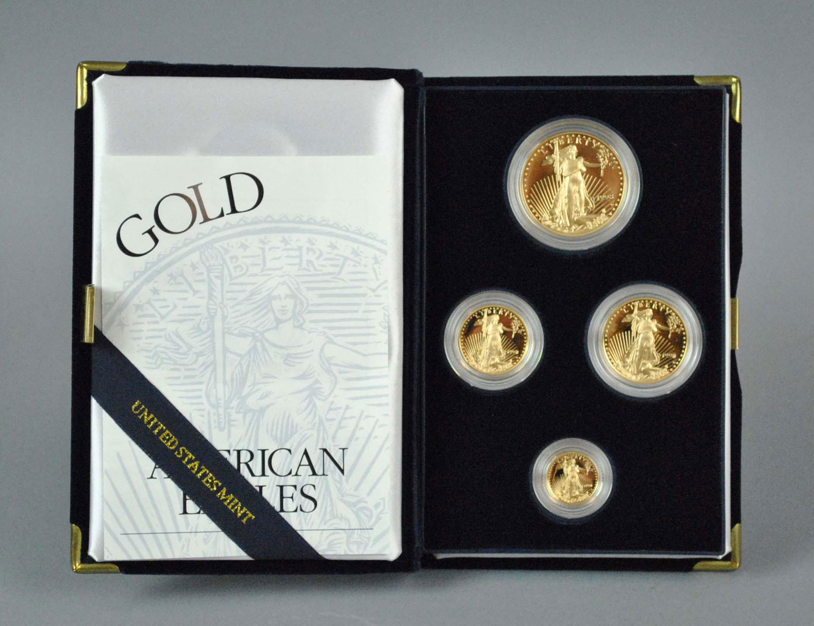 1998 AMERICAN EAGLE 4-COIN GOLD PROOF SET (1 of 2)