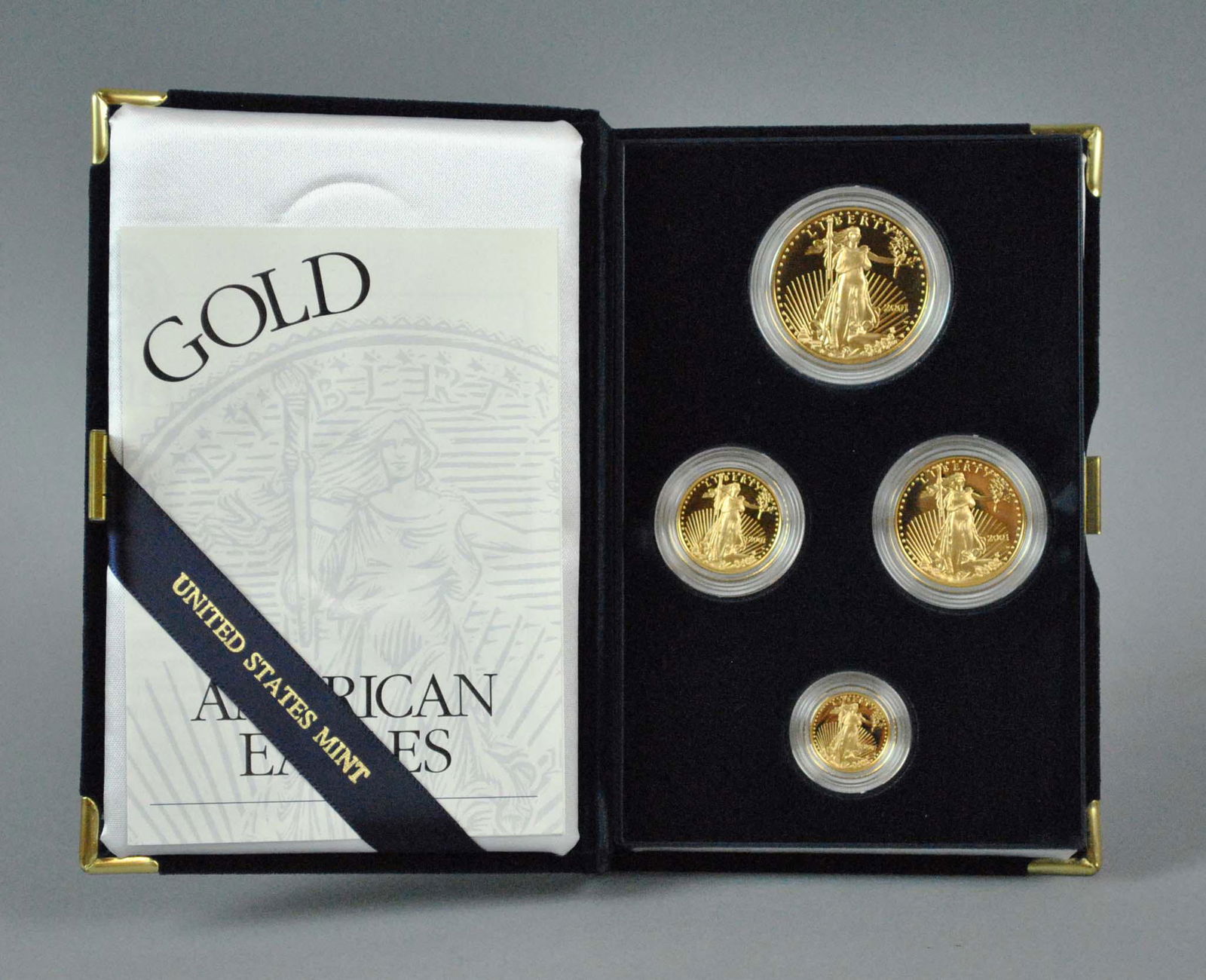 2001 AMERICAN EAGLE 4-COIN GOLD PROOF SET (1 of 2)