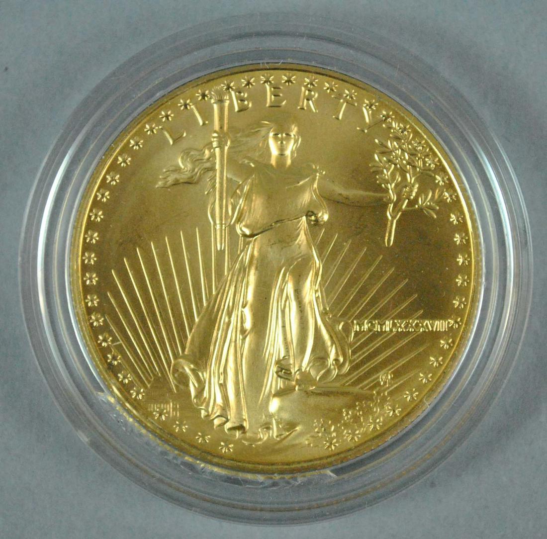 1987 AMERICAN EAGLE ONE OUNCE GOLD PROOF COIN (1 of 2)