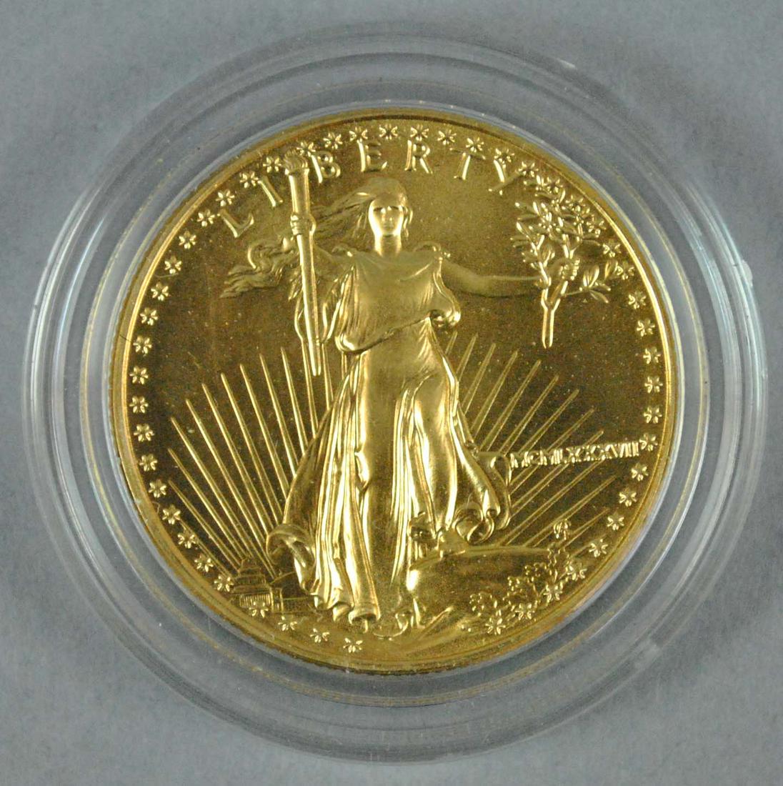 1987 AMERICAN EAGLE ONE-HALF OUNCE GOLD PROOF COIN (1 of 2)