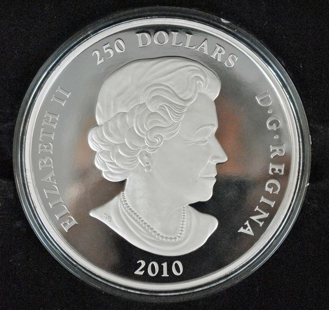 2010 CANADA 1 KILO 9999 SILVER $250 PROOF COIN (1 of 4)