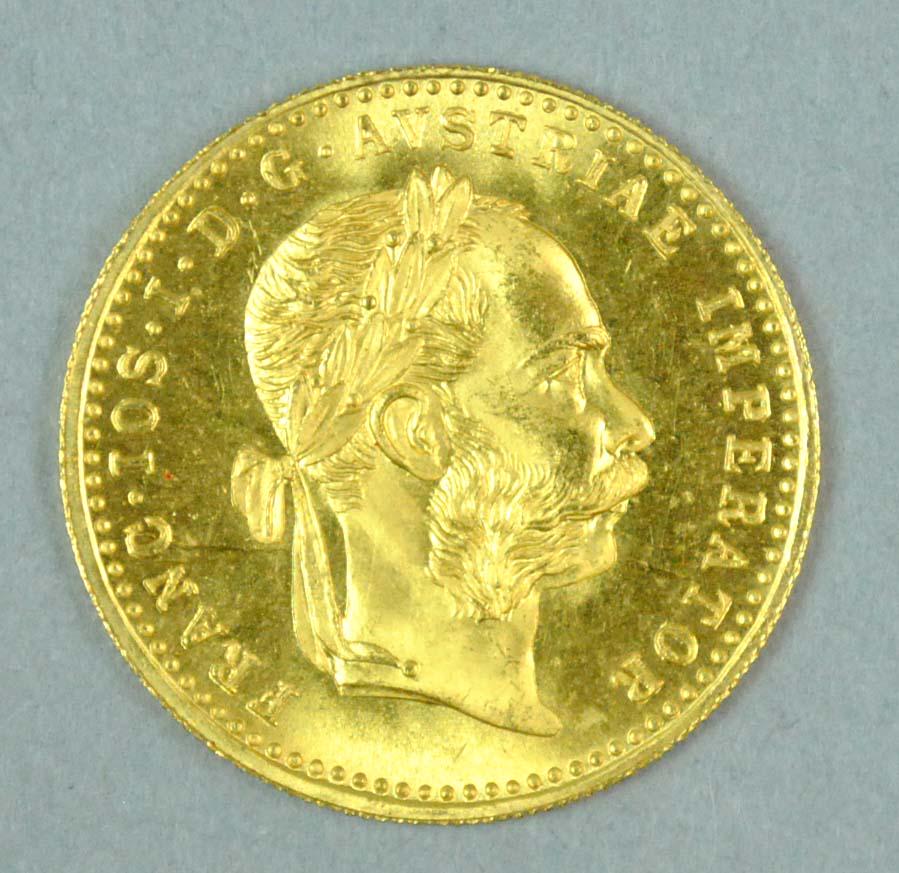 1915 AUSTRIAN DUCAT GOLD COIN (1 of 2)