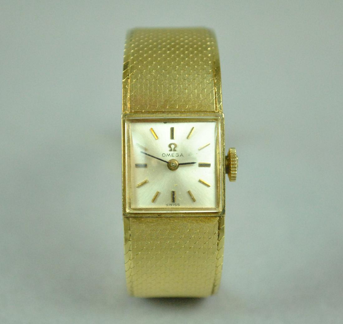 LADIES OMEGA 14K BRACELET WATCH (1 of 2)