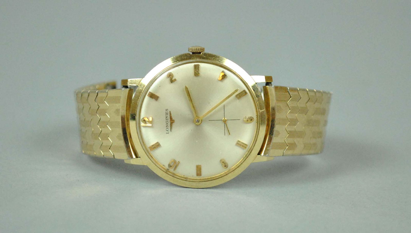 GENTS LONGINES 14K GOLD CASE WATCH (1 of 2)