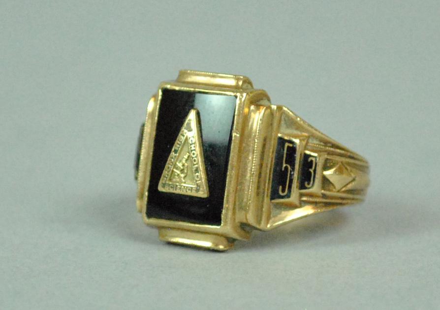 10K BRONX 1953 HIGH SCHOOL RING (1 of 4)