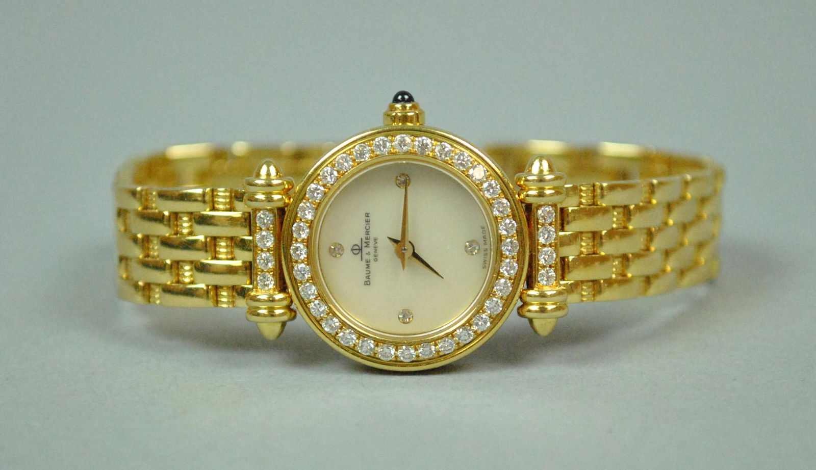 18K & DIAMOND BAUME & MERCIER BRACELET WATCH (1 of 3)
