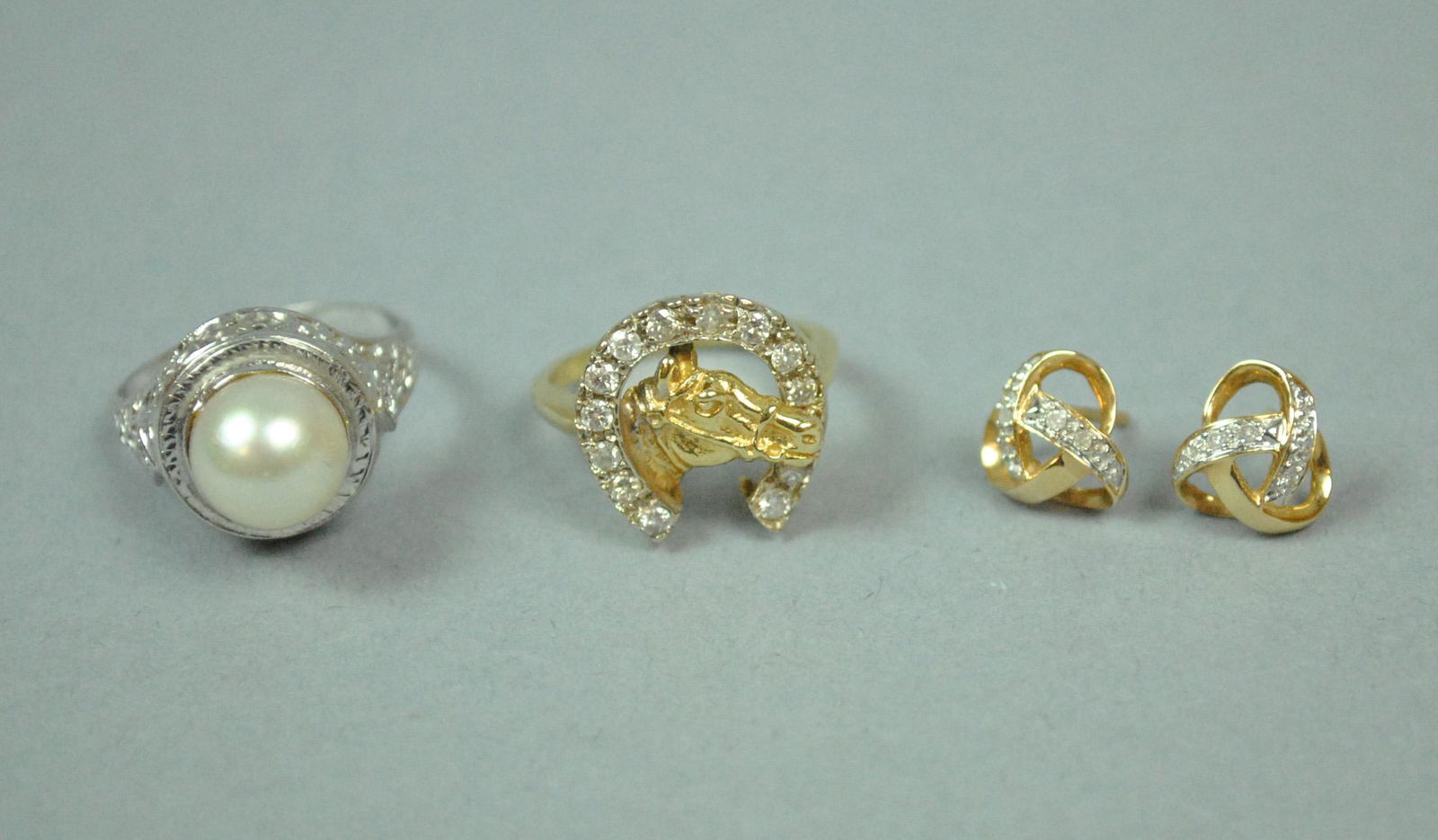 (3) PIECE 14K & DIAMOND JEWELRY GROUP (1 of 1)