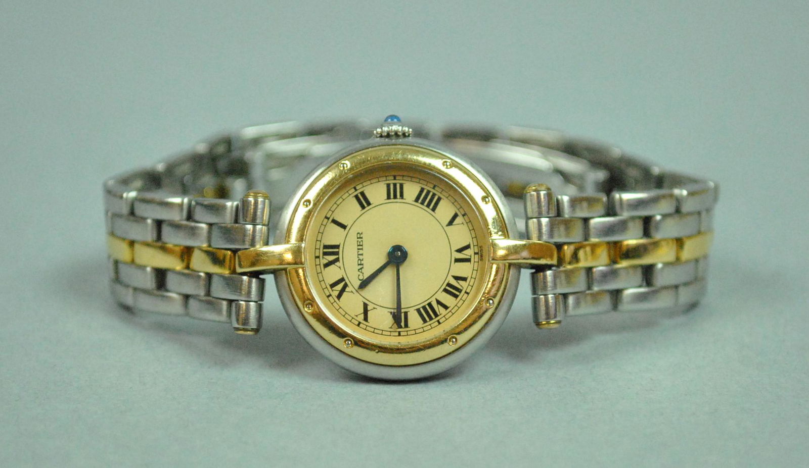 CARTIER PANTHERE VENDOME STEEL & 18K LADIES WATCH (1 of 2)