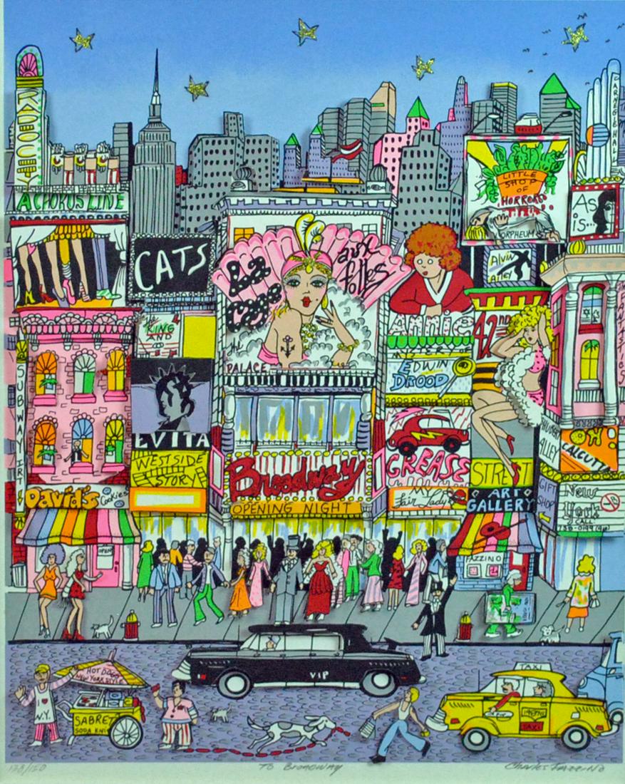 CHARLES FAZZINO 3-D SERIGRAPH (1 of 8)