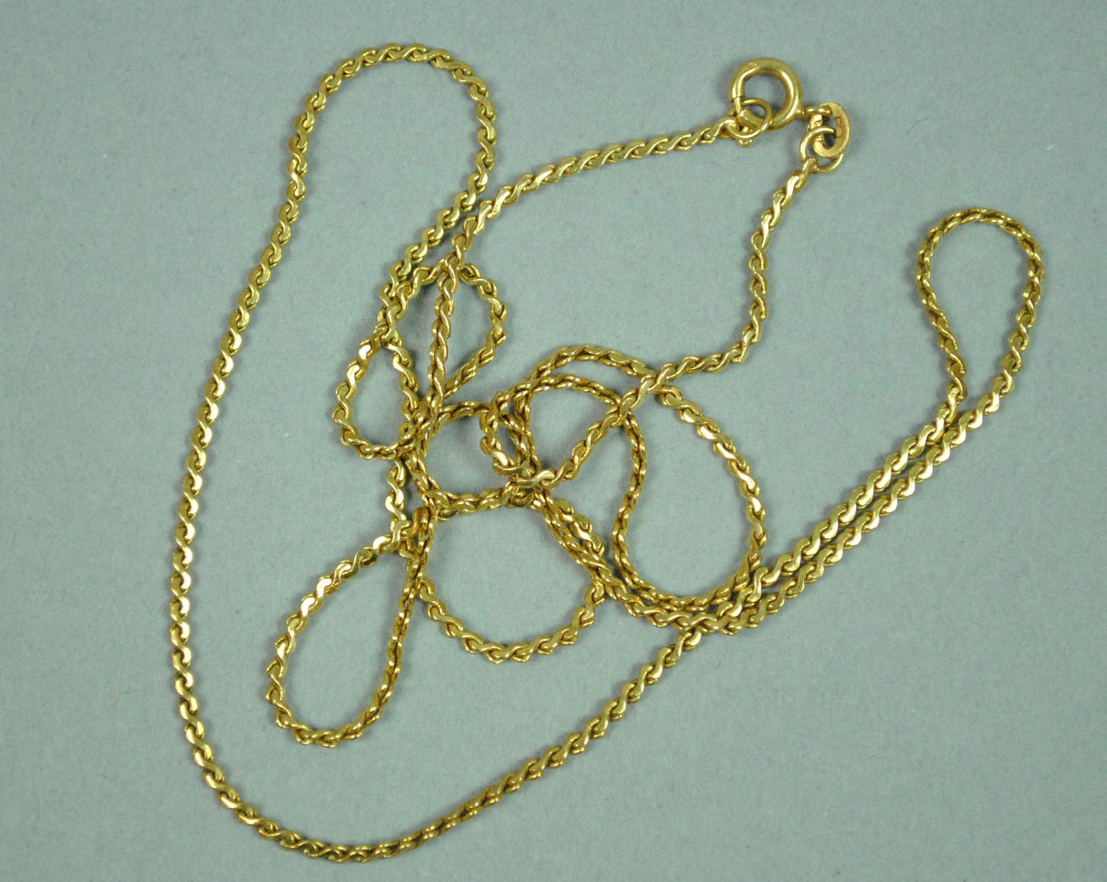 18K SERPENTINE LINK NECKCHAIN (1 of 2)