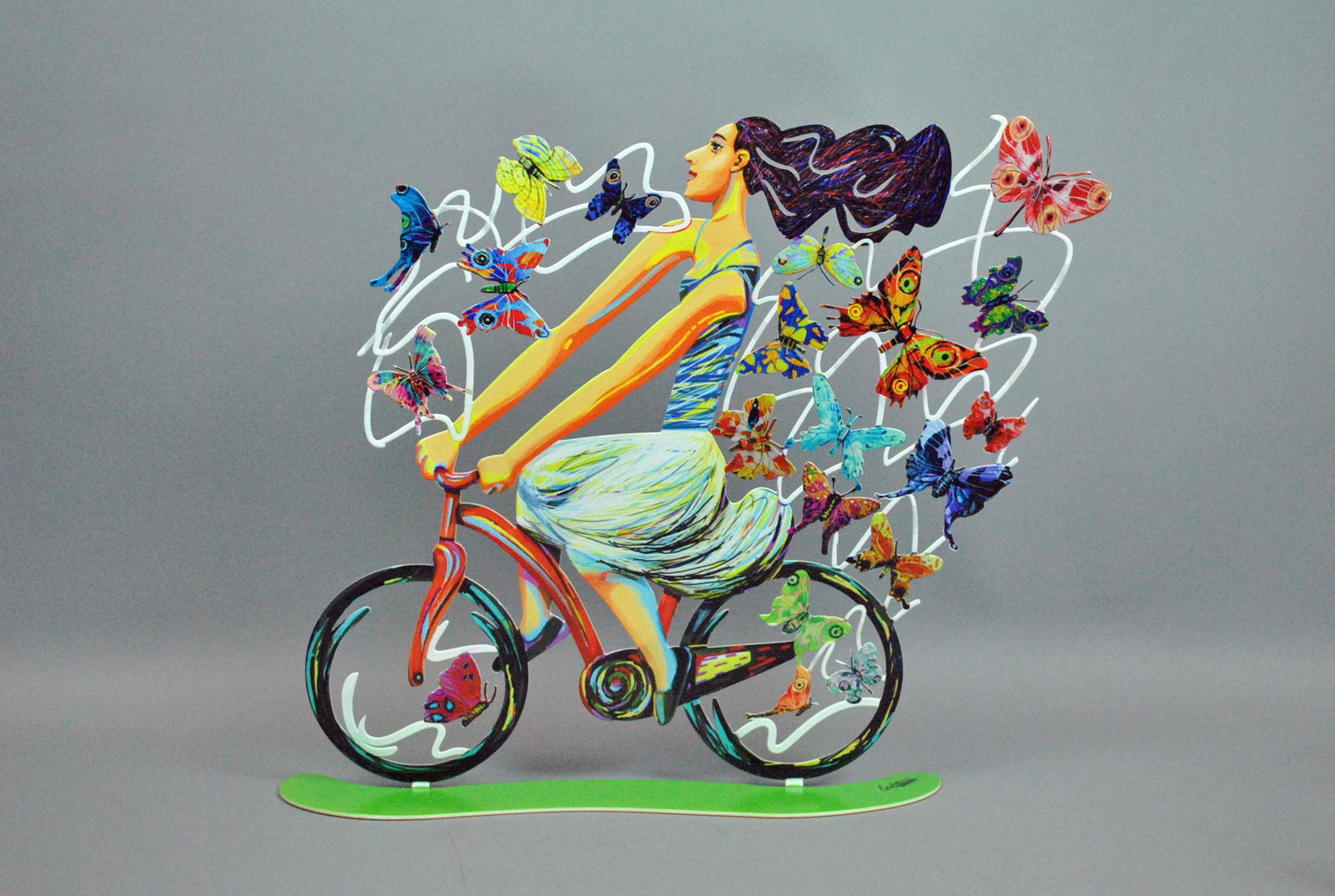 GERSTEIN DESIGN ENAMEL ON METAL SCULPTURE (1 of 4)