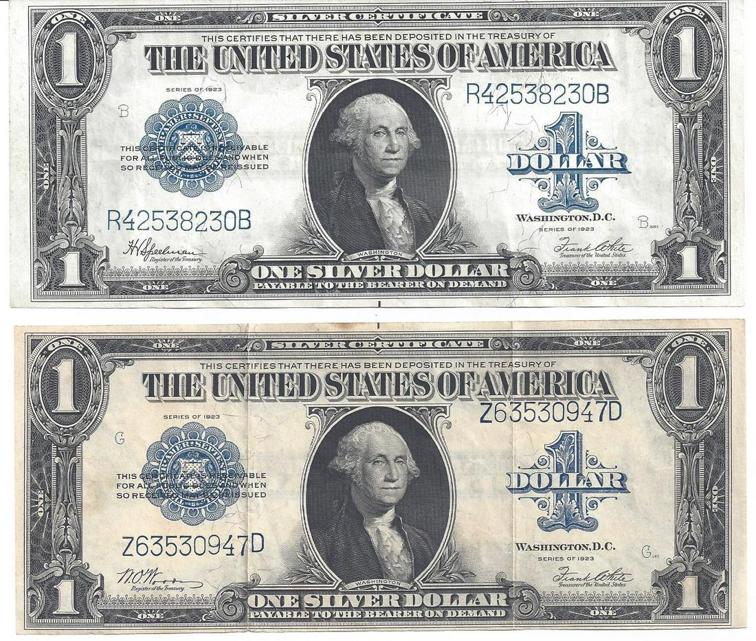 (5) LARGE US SILVER CERTIFICATE NOTES (1 of 4)