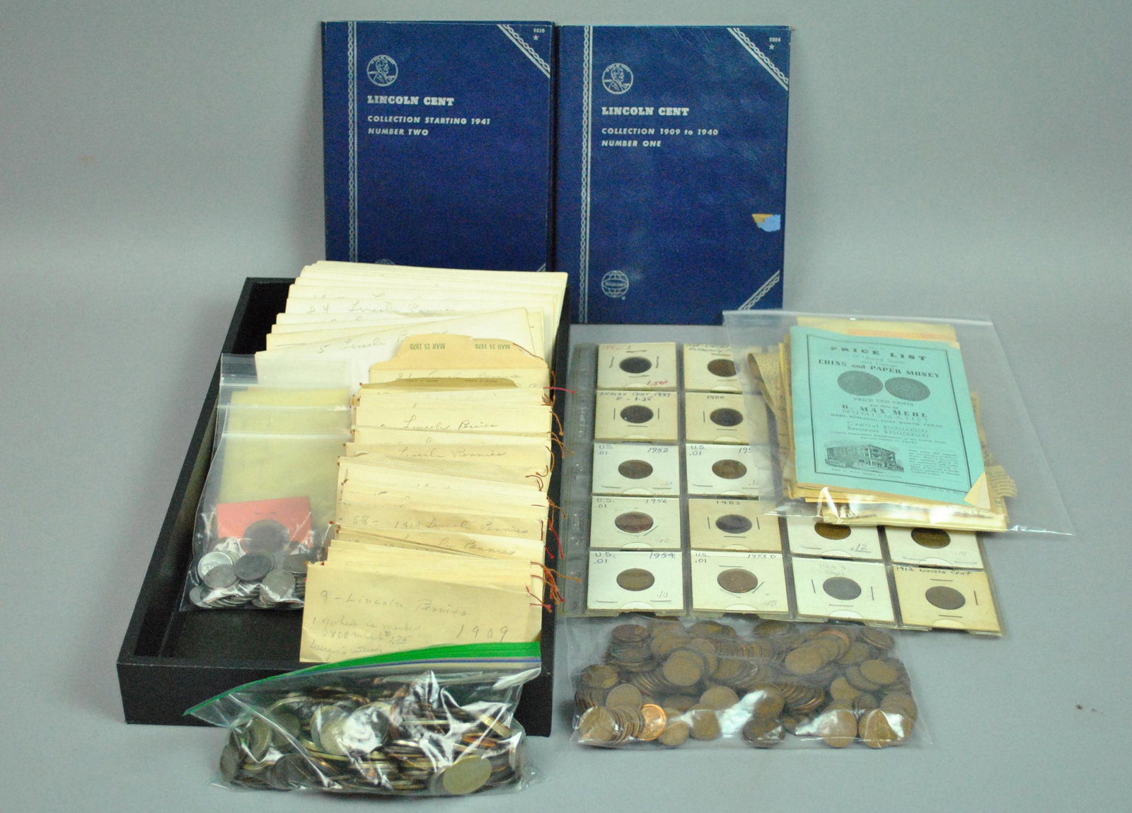 VINTAGE US COIN COLLECTION – MOSTLY WHEAT PENNIES (1 of 5)