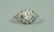 ART DECO PLATINUM & DIAMOND RING - 3