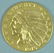 1915 INDIAN HEAD $2.50 GOLD COIN