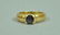 14K SAPPHIRE SOLITAIRE RING - 3