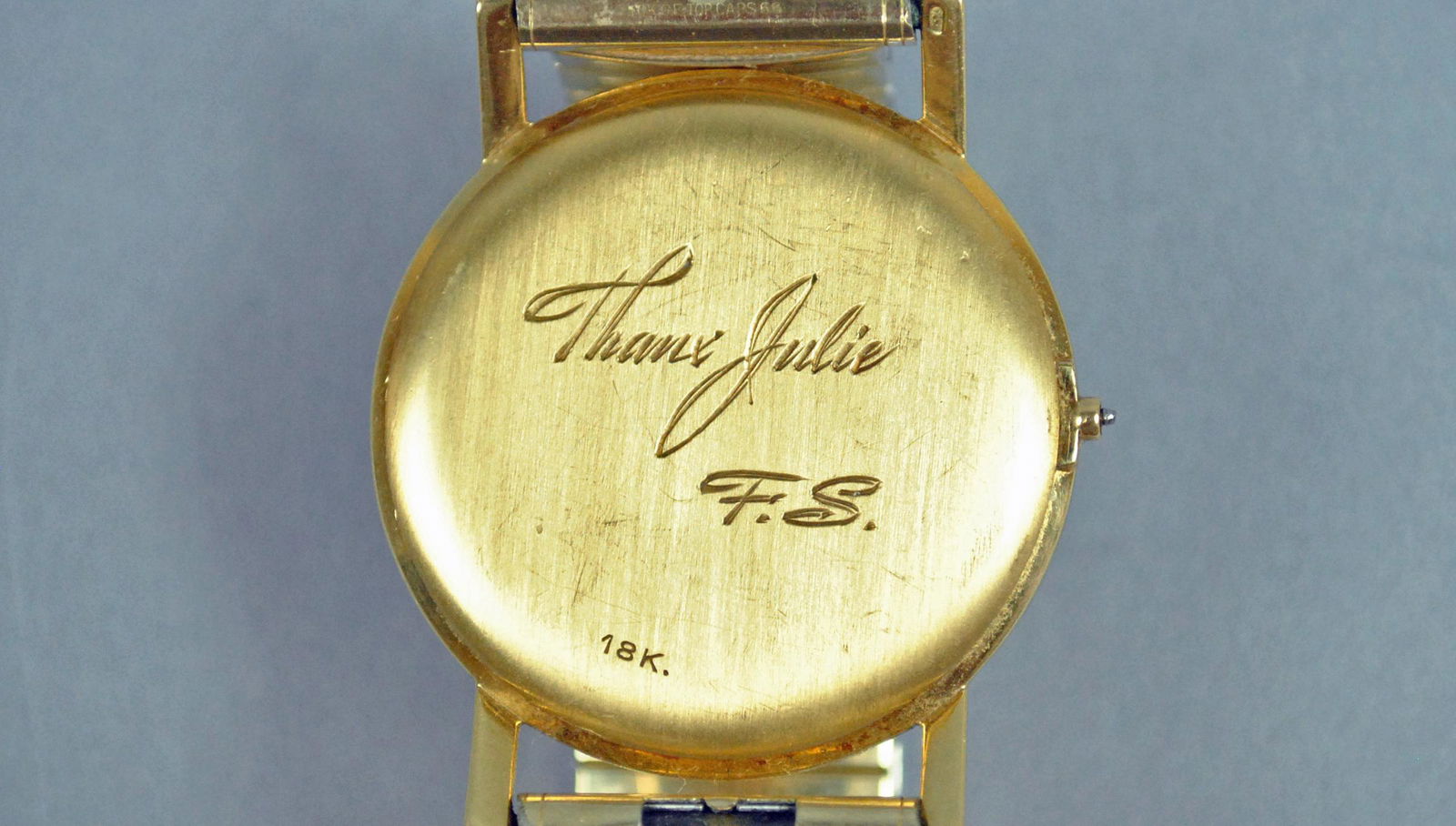 18K FRANK SINATRA GIFTED WATCH TO JULIUS LA ROSA (1 of 5)
