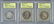 (3) GRADED CAPPED BUST US SILVER HALF DOLLAR COINS