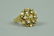 14K DIAMOND & WHITE STONE CIRCULAR RING