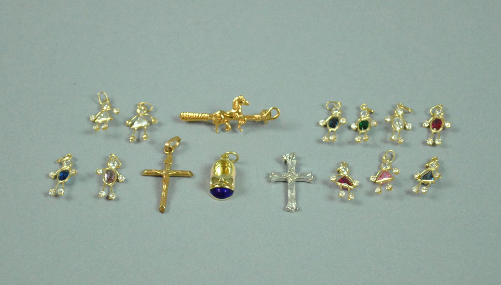 (15) PIECE GOLD JEWELRY GROUP (1 of 3)