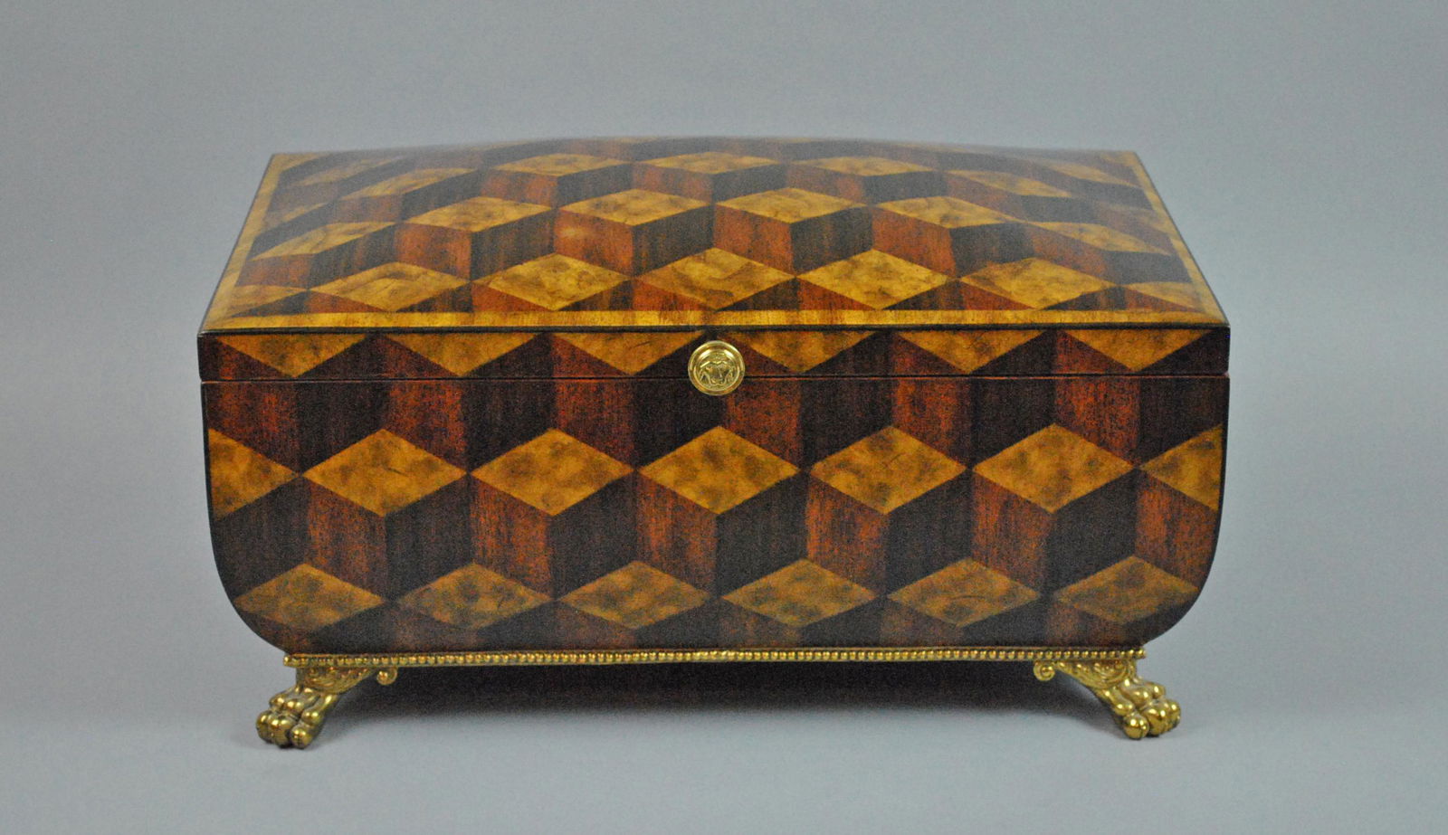 LARGE MAITLAND SMITH INLAID TABLE BOX (1 of 3)