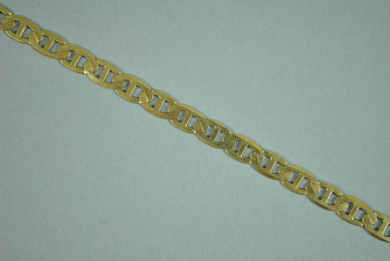 14K ANCHOR LINK ANKLET OR LARGE SIZE BRACELET (1 of 3)