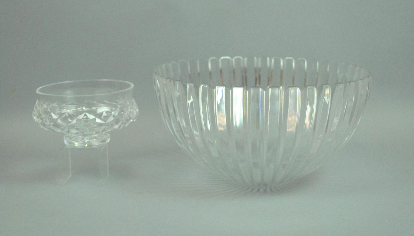 (2) PIECE CRYSTAL GROUP, WATERFORD & TIFFANY (1 of 1)