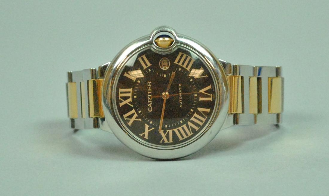 CARTIER BALLON BLEU 3001 18K/SS WATCH (1 of 5)