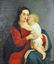 LARGE (19THC.) MADONNA OR MOTHER & CHILD PAINTING - 2