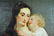 LARGE (19THC.) MADONNA OR MOTHER & CHILD PAINTING - 3
