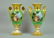 COMPLEMENTING PAIR OLD PARIS PORCELAIN URNS
