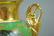 COMPLEMENTING PAIR OLD PARIS PORCELAIN URNS - 6