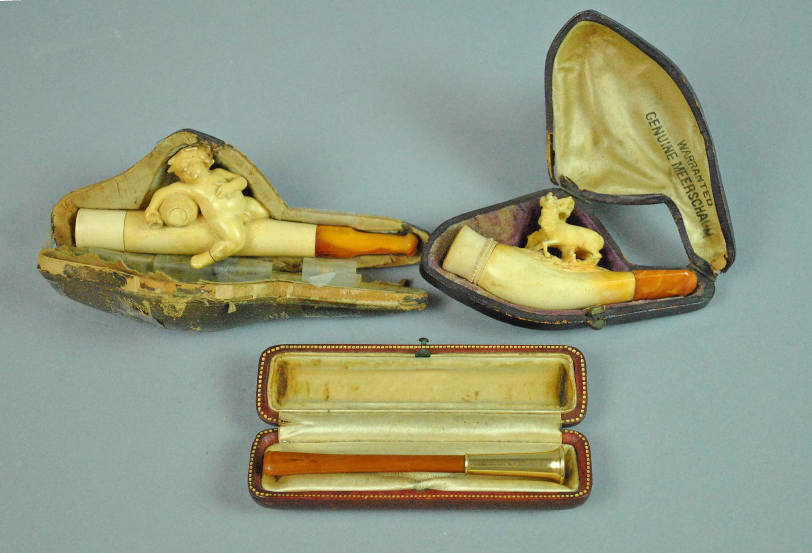 (3) PIECE VINTAGE SMOKING GROUP (1 of 4)