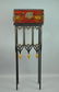 CHINOISERIE DECORATED WINE BOX ON STAND