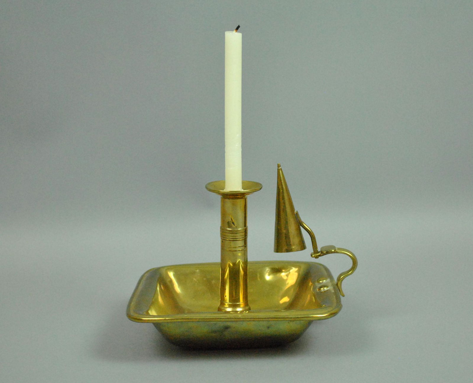 ANTIQUE ENGLISH VICTORIAN BRASS BLAKER (1 of 3)