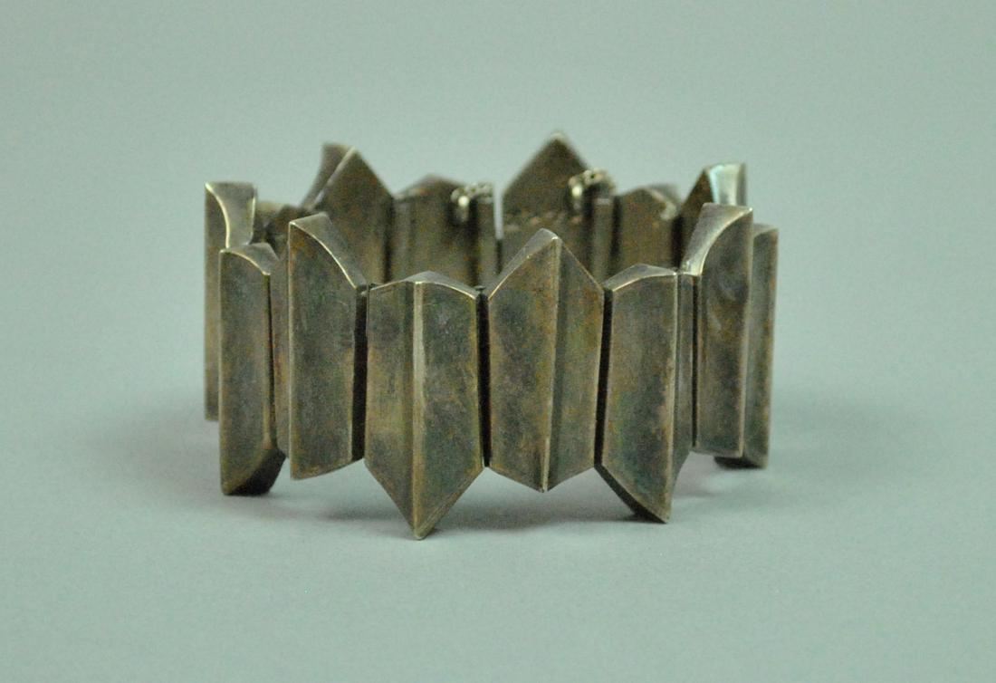 LOS CASTILLO MODERN STERLING BRACELET (1 of 2)