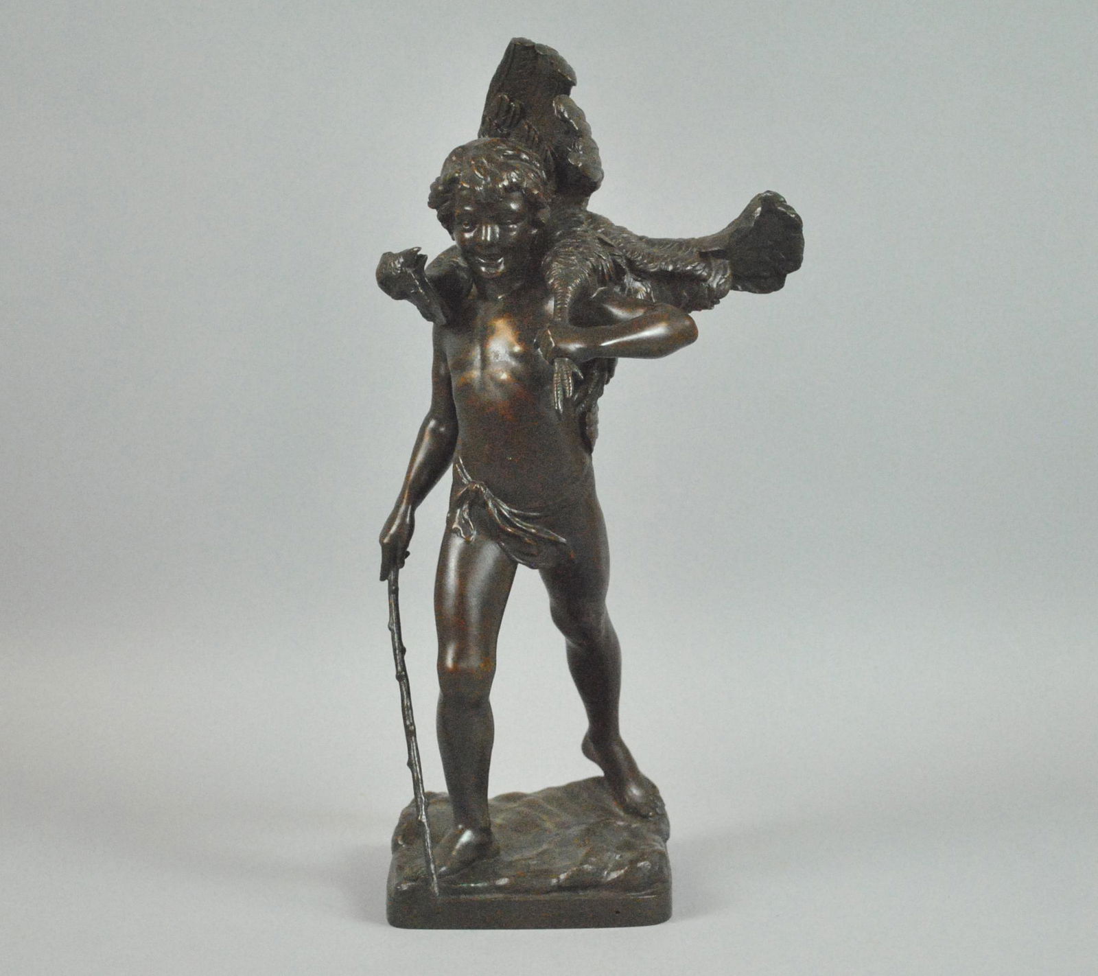 BRONZE SCULPTURE SIGNED J. BERTHET (1 of 5)